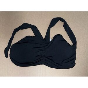 Almost Famous Black Women's Bikini Top halter size small new